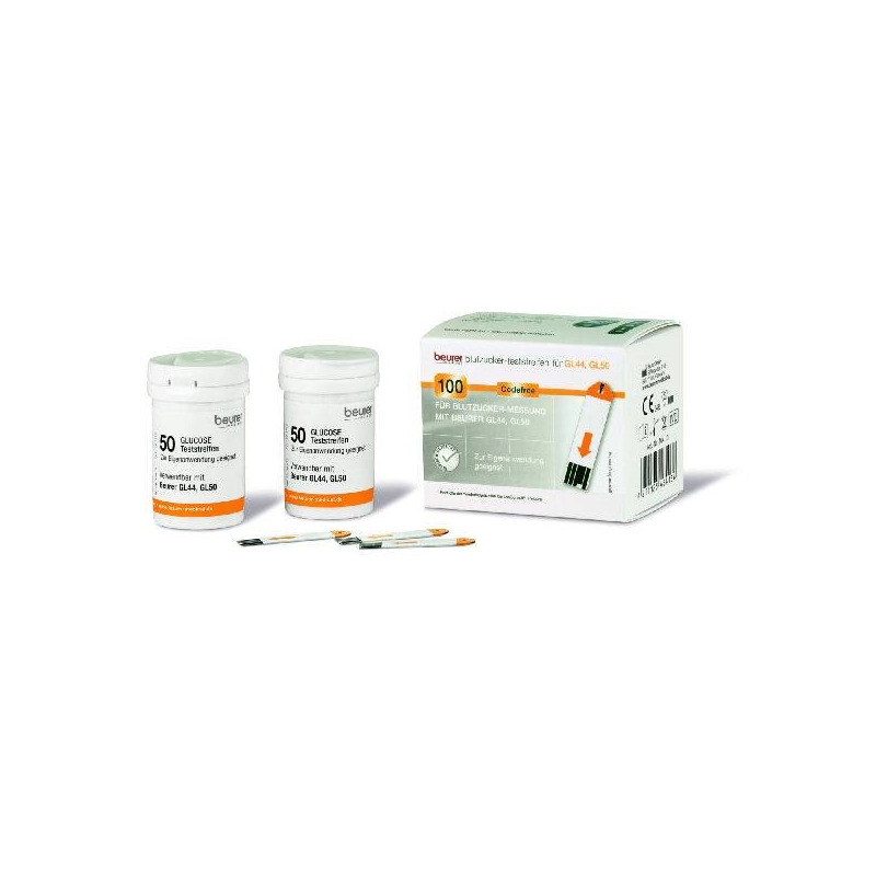 Beurer Teststrips voor Glucosemeter GL44/GL50