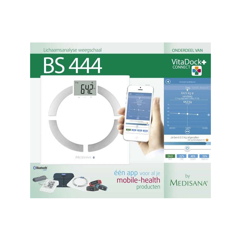 Medisana BS444 lichaamsanalyse weegschaal