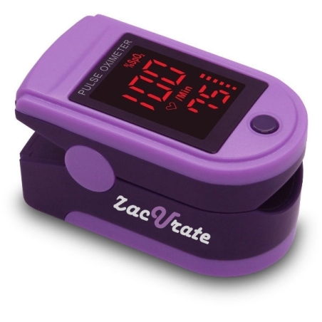 Saturatiemeter Zacurate 500DL Pro paars Saturatiemeter Zacurate 500DL Pro paars