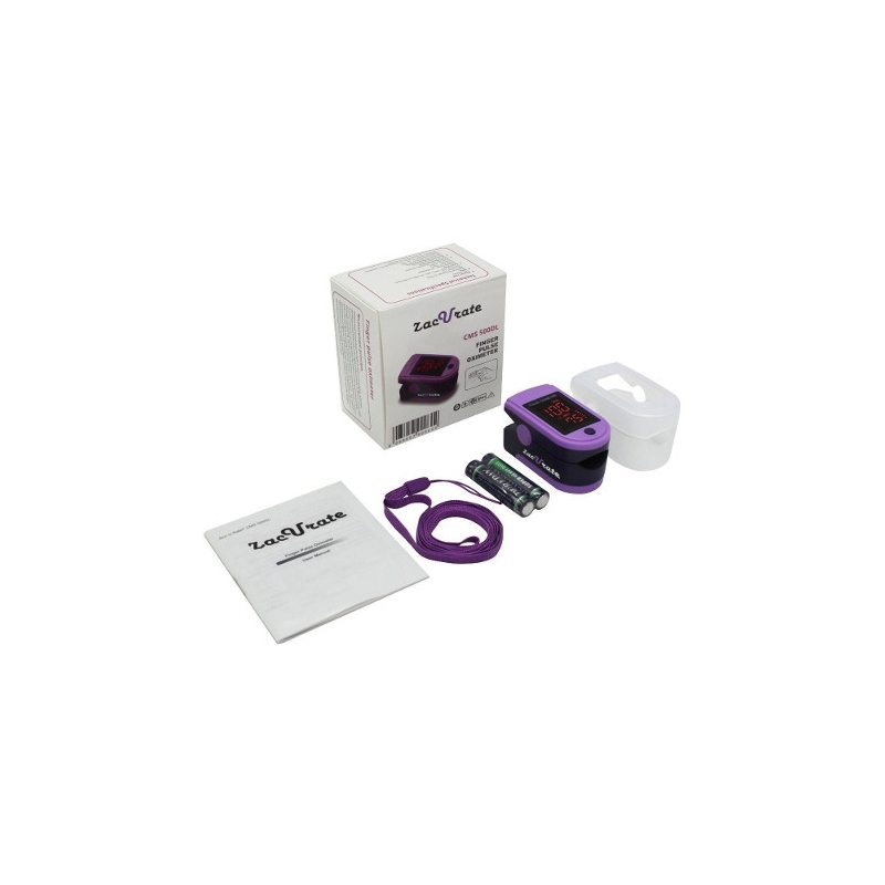 Saturatiemeter Zacurate 500DL Pro in de doos