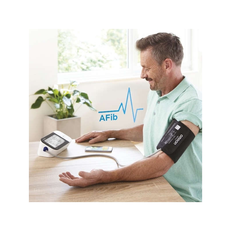 Bloeddrukmeter Omron M7 Intelli IT AFIB eenvoudig bloeddruk meten