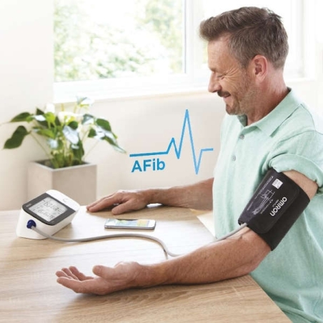 Bloeddrukmeter Omron M7 Intelli IT AFIB eenvoudig bloeddruk meten