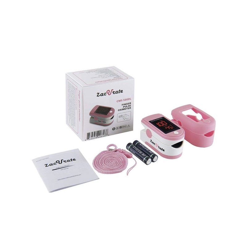 Saturatiemeter Zacurate 500DL inhoud