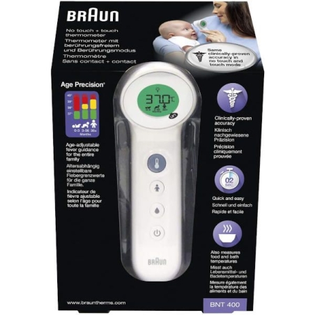 Contactloze thermometer Braun BNT400