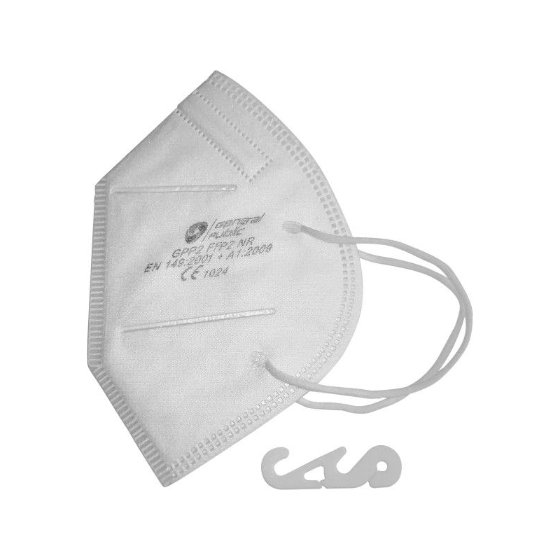 Medisch mondmasker FFP2 zijaanzicht