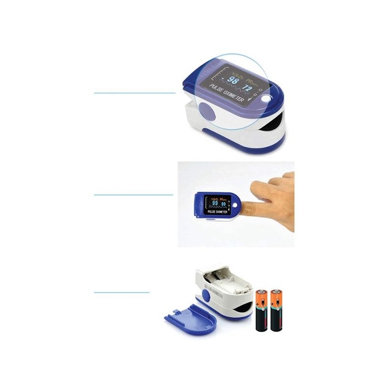 Saturatiemeter Contec CMS50D actiefoto
