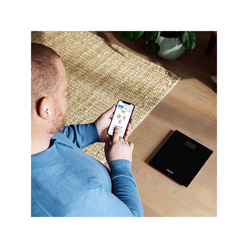 Omron HN300T2 connect app gewicht en bloeddruk overzichtelijk