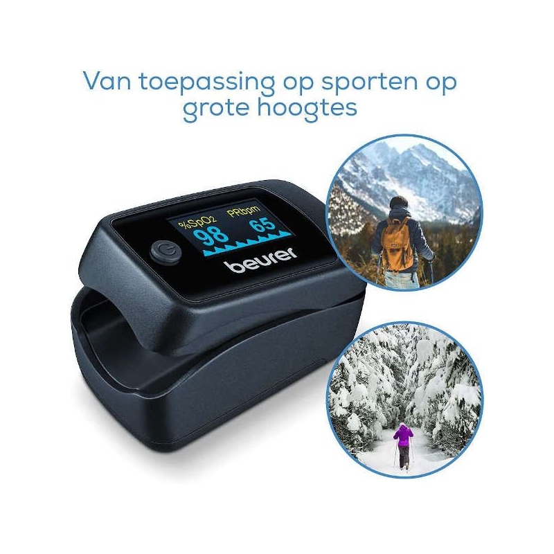 Beurer PO45 ook te gebruiken bij sporten op de grote hoogtes