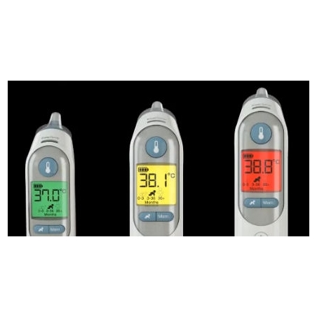 Braun Thermoscan 7 IRT6520 display met kleurenindicator