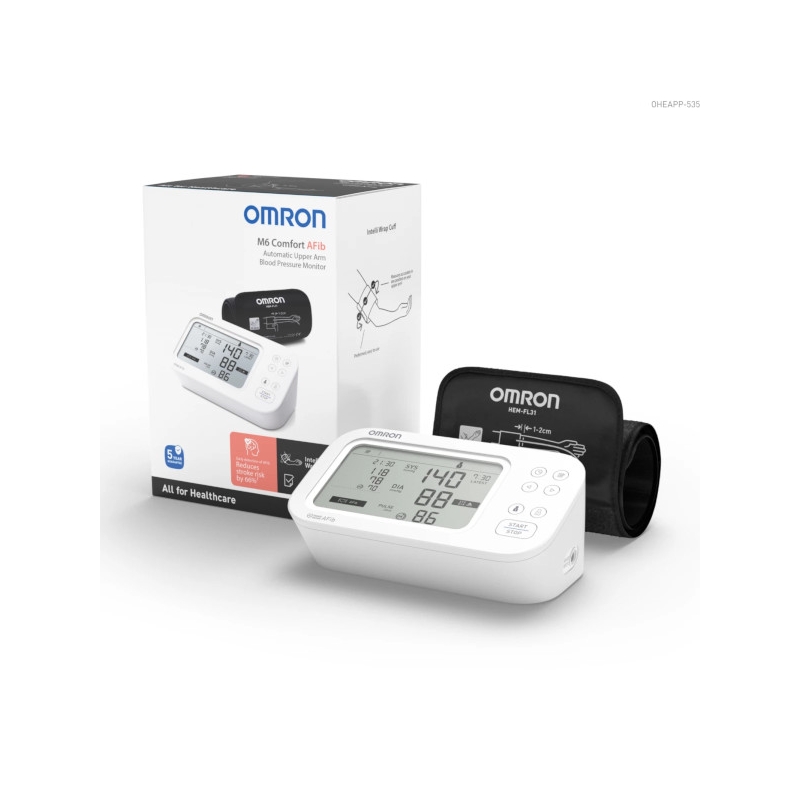 Bloeddrukmeter Omron M6 Comfort AFIB model 2024