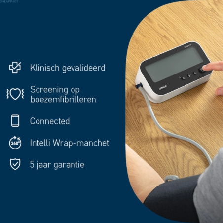 Bloeddrukmeter Omron M4 Connect AFIB 5 jaar garantie