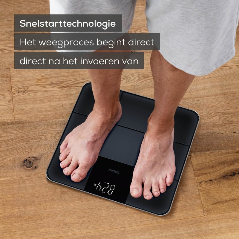Personenweegschaal Beurer GS 235 actiefoto