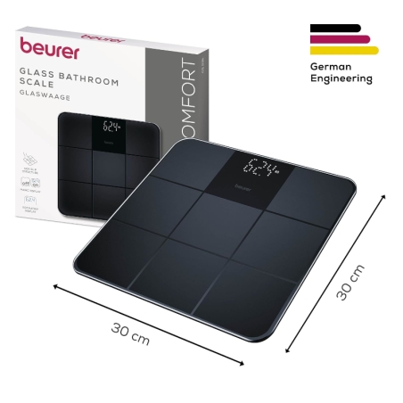 Personenweegschaal Beurer GS 235 afmetingen