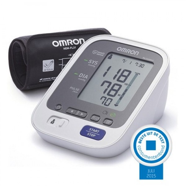 de beste bloeddrukmeter Omron M6 Comfort