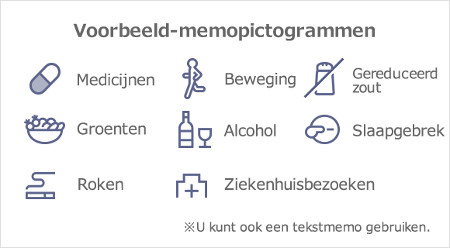 Voeg memopictogrammen toe aan de kalender